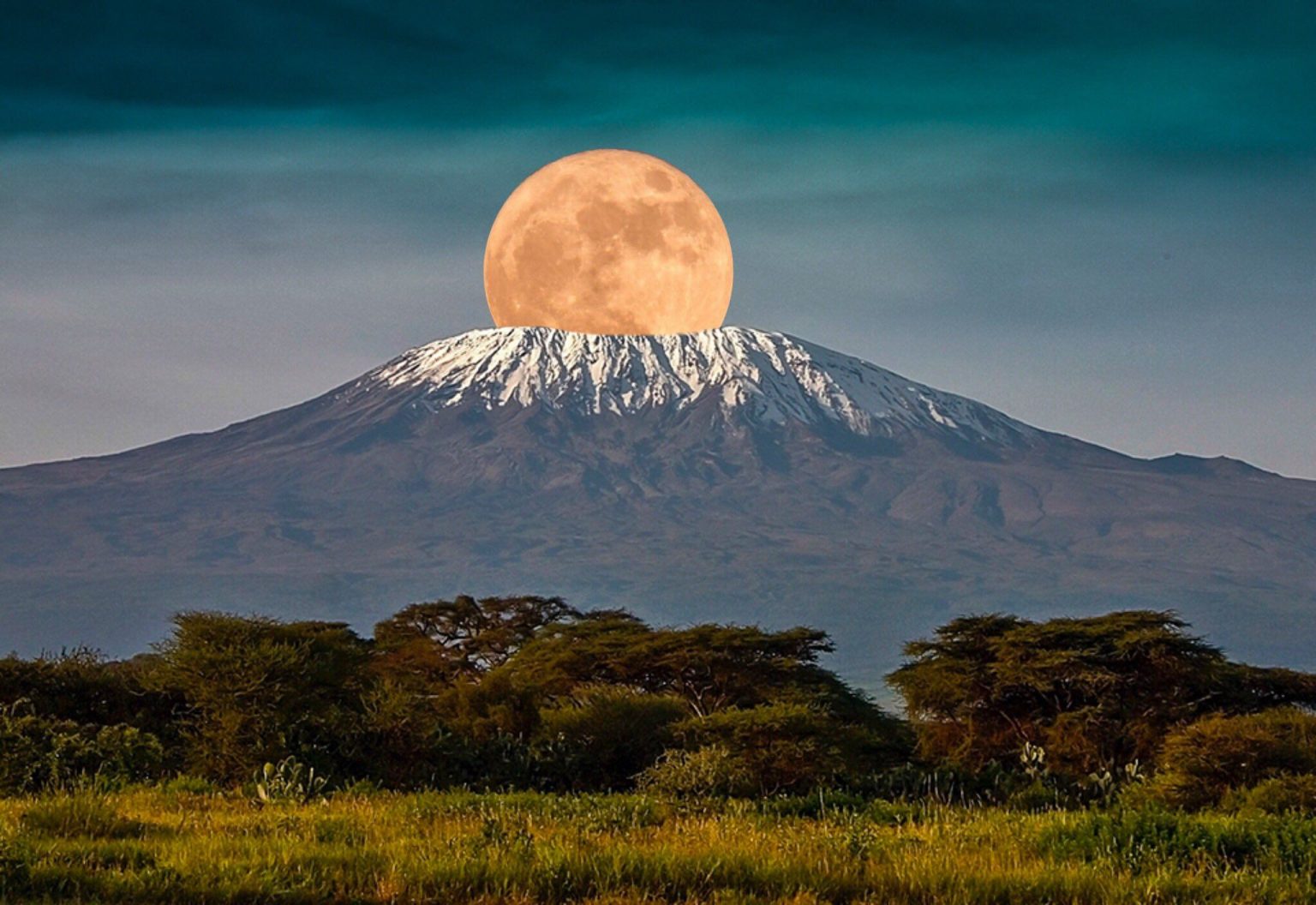 Mount Kilimanjaro landscape in Tanzania
