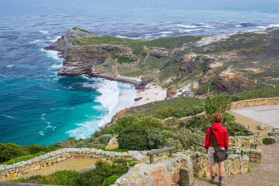 Cape of Good Hope with dramatic cliffs, ocean views, and scenic coastline