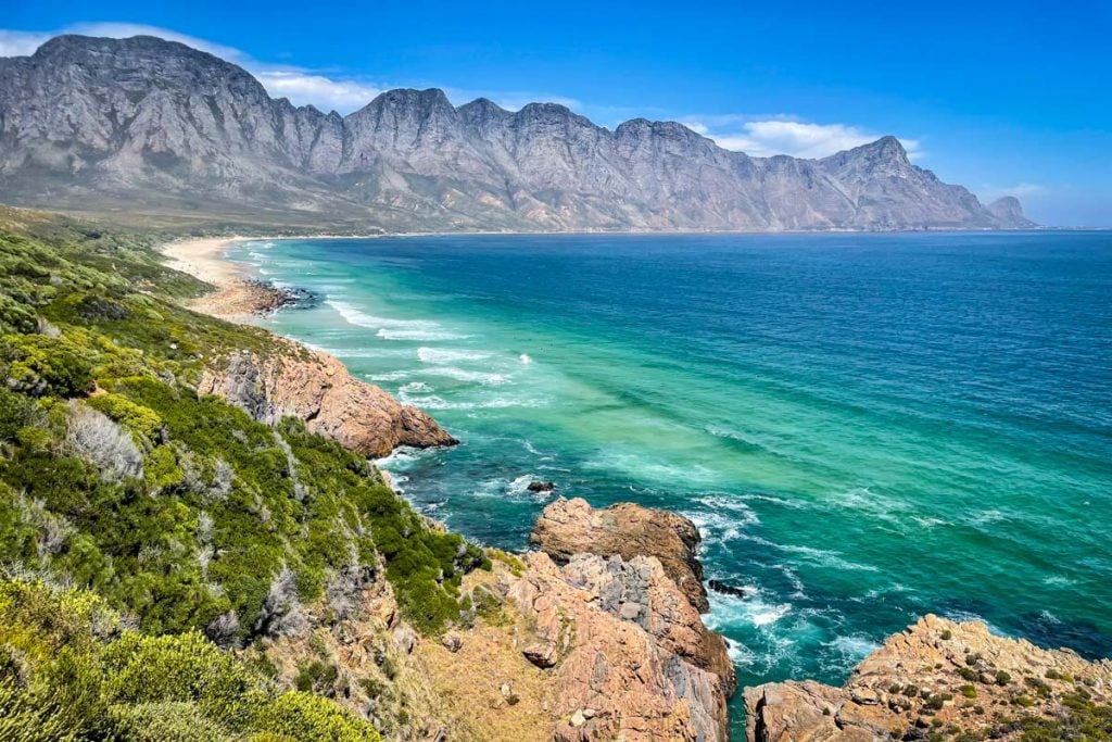 Garden Route travel scene with coastline, scenic road, and South Africa road trip inspiration