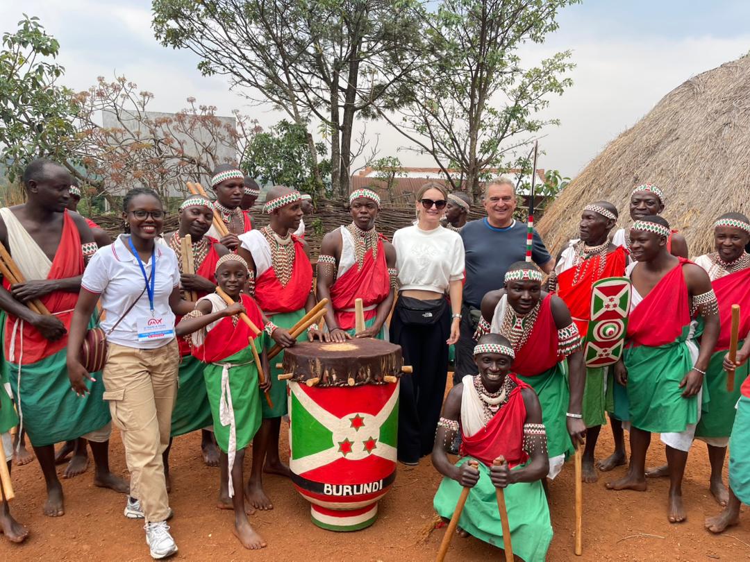 Cultural and central town view in Gitega, Burundi